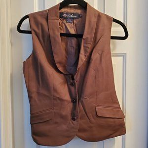 BRAND NEW NEVER WORN Brown Vest Size 10